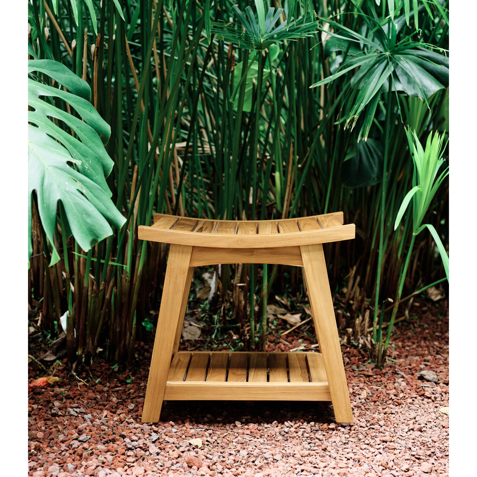 Ometepe 19" W Teak Shower Bench