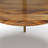 Modern - Round Marble & Wood Side Table - White / Natural