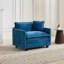 Fauteuil rembourré en tissu-2142304207