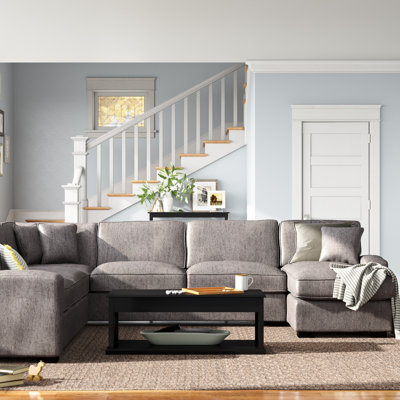 Breydon Upholstered U-Shaped Sectional Left Hand Facing
