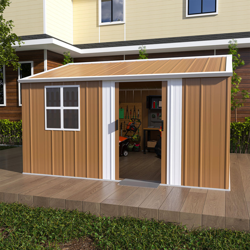 Durable Metal Storage Sheds, Spacious Modern Garden Solution