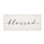 " Blessed Script Typography Minimal " Textual Art Print