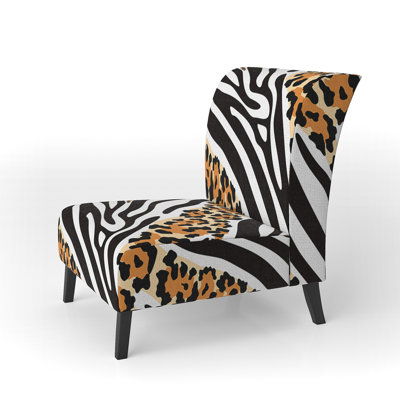 Fauteuil de chambre Zebra And Leopard