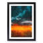 Sunset over Catalina Island - Framed Print-56920719-56920721