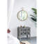 Miroir mural circulaire en fer doré de 22 po x 28 po - Rehaussez le décor de votre salon, de votre vestibule et de votre bureau-1422603886