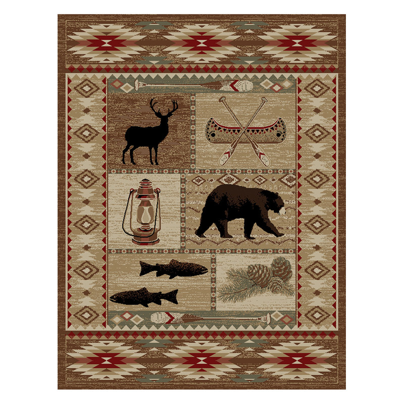 Seagle Southwestern Indoor Rug, Rectangle 7'10" x 9'10"