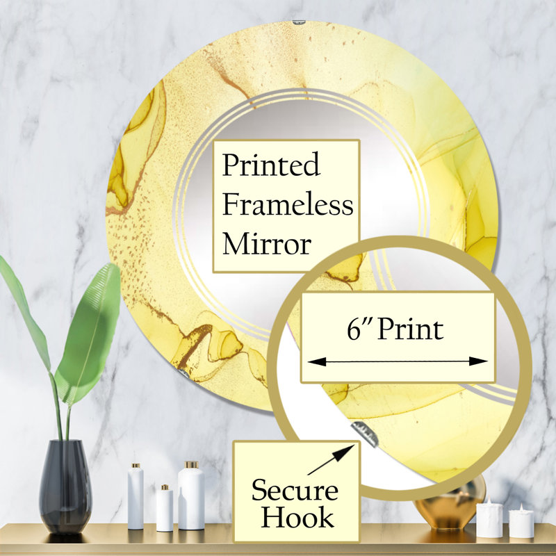 Miroir de salle de bain sans cadre, 32 po x 32 po