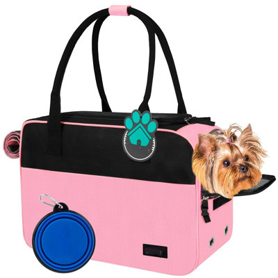 Dog Purse Carrier For Small Dogs, Airline Approved Soft Sided Pet Carrier With Pockets, Ventilated Dog Carrying Bag For Puppy Cat, Dog Travel Supplies -  Tucker Murphy Pet™, 63B4399624594E53A0039A9EC03AA7E1