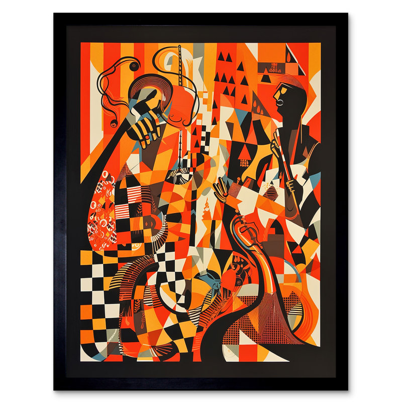Leveridge Jazz Music Band Musicians - Single Picture Frame Print