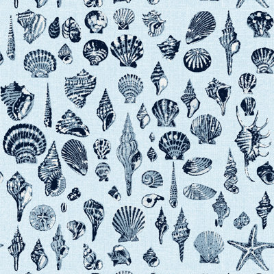 Papier peint Lowcountry Love Shells Marsh Breeze par Megan Molten