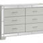 Commode Madison G6600-D, argent champagne (commode)