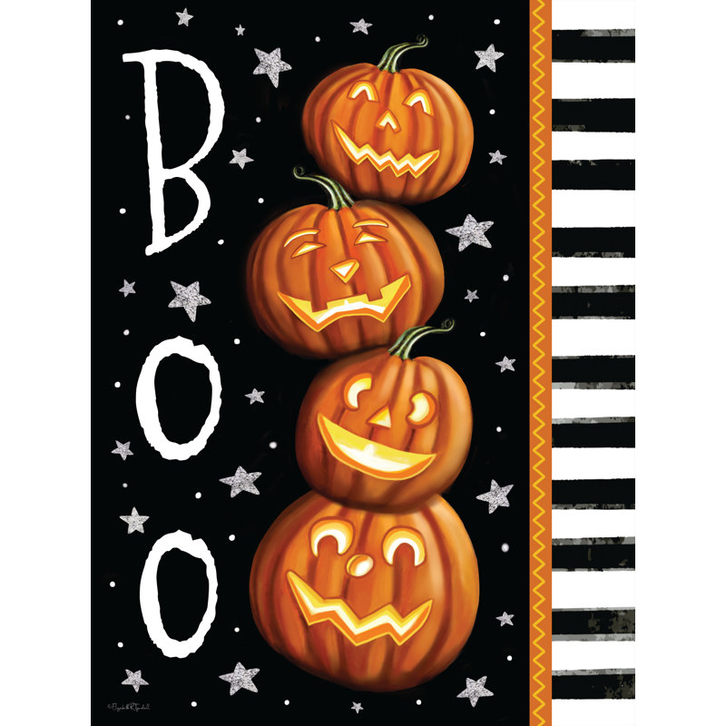 Boo Pumpkins par Elizabeth Tyndall, H 48 po x l 32 po