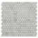 Adriatica Offset 0.63" x 0.63" Marble Grid Mosaic Wall & Floor Tile