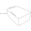 Velours côtelé bleu avec rembourrage à ressorts, méridienne double pour usages multiples, largeur de 29 po, pas d'assemblage confortable et profondeur de 37 po-130761181