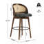 Ensemble de tabourets de bar en bois d'hévéa de qualité supérieure pour un confort et un style ultimes