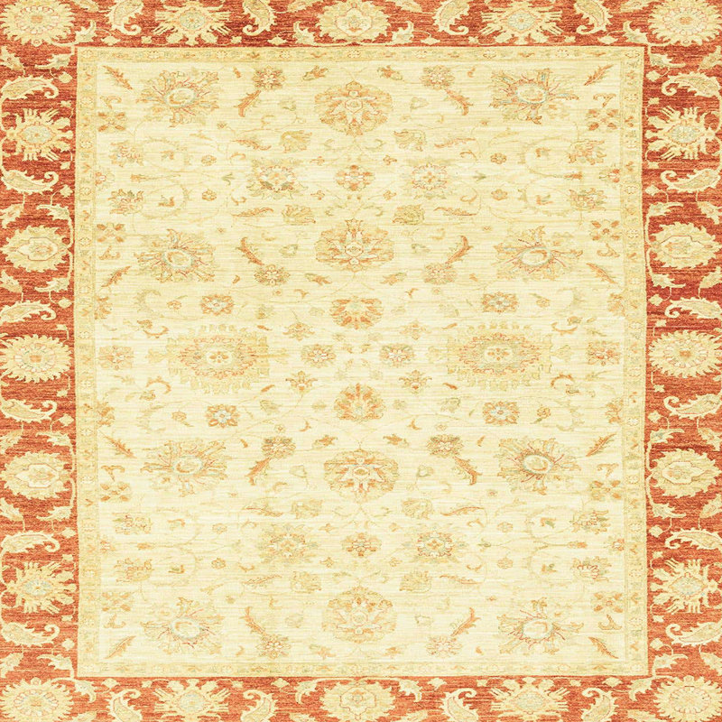 Floral Indoor Rug, Square 3'