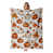 Feuilles de citrouilles aquarelles
