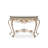 53.15" Gold Free Form Solid Wood;Iron Console Table