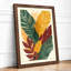 Autumn Leaves Cluster Botanical - Framed Print-1190629178-1190629181