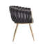 Anneruth Velvet Dining Chair - Ergonomic Tufted Back and Metal Legs - Button Back Armchair for Dining Room Living Room Restaurants-70052645