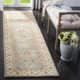 Samuel Oriental Handmade Tufted Wool Gray Blue/Beige Area Rug