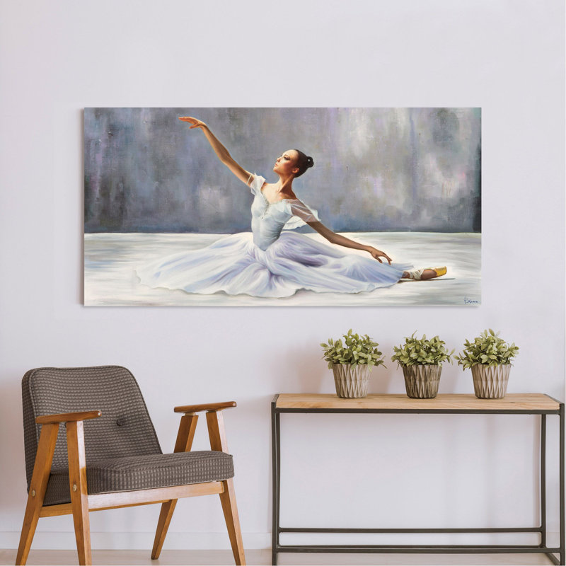 Ballerina by Pierre Benson - Wrapped Canvas Print, 60cm H x 120cm W x 4cm D