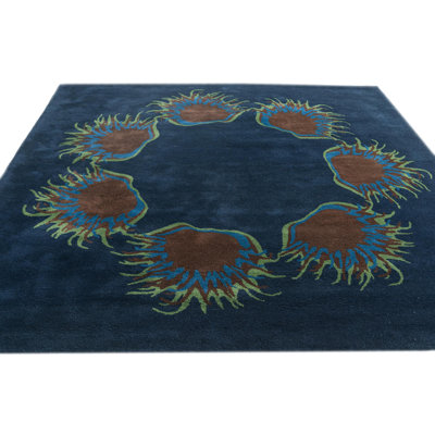 Noell Navy Blue Rug