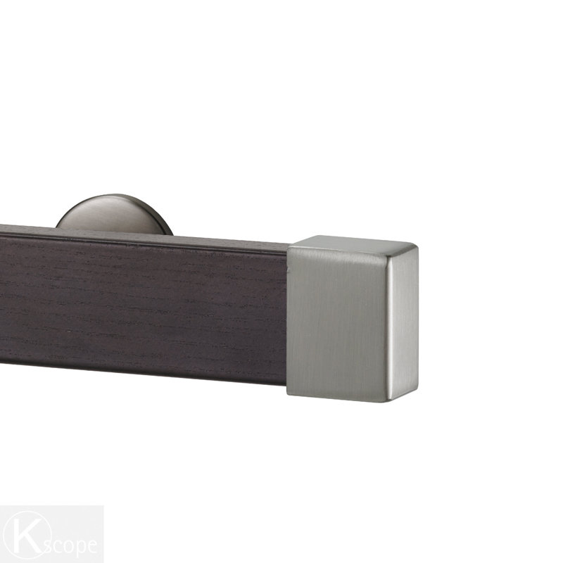 Tringle à rideaux simple 2 po Ephrata, Inoxydable, H 2 po x l 96 po x P 3,25 po