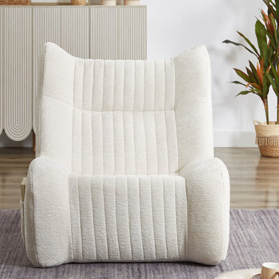 Luxurious Snowflake Sofa Chair with High-Resilience Foam and Ergonomic Design for Ultimate Comfort