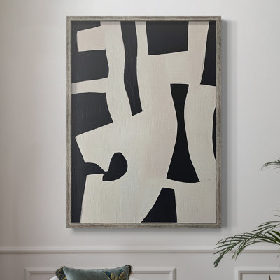 ABSTRACT Series, impression encadrée en bois massif