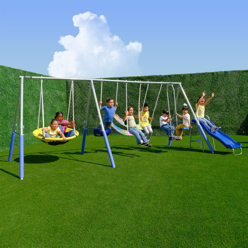 Ensemble de balançoires en métal galvanisé 800 lb Hermosa The The Swing Company