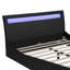 Atropus LED Faux Leather Bed Frame-804056954-804056955