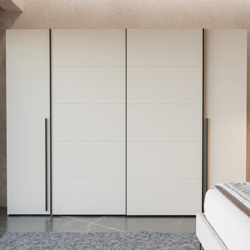 Taire 4 Door Manufactured Wood Wardrobe