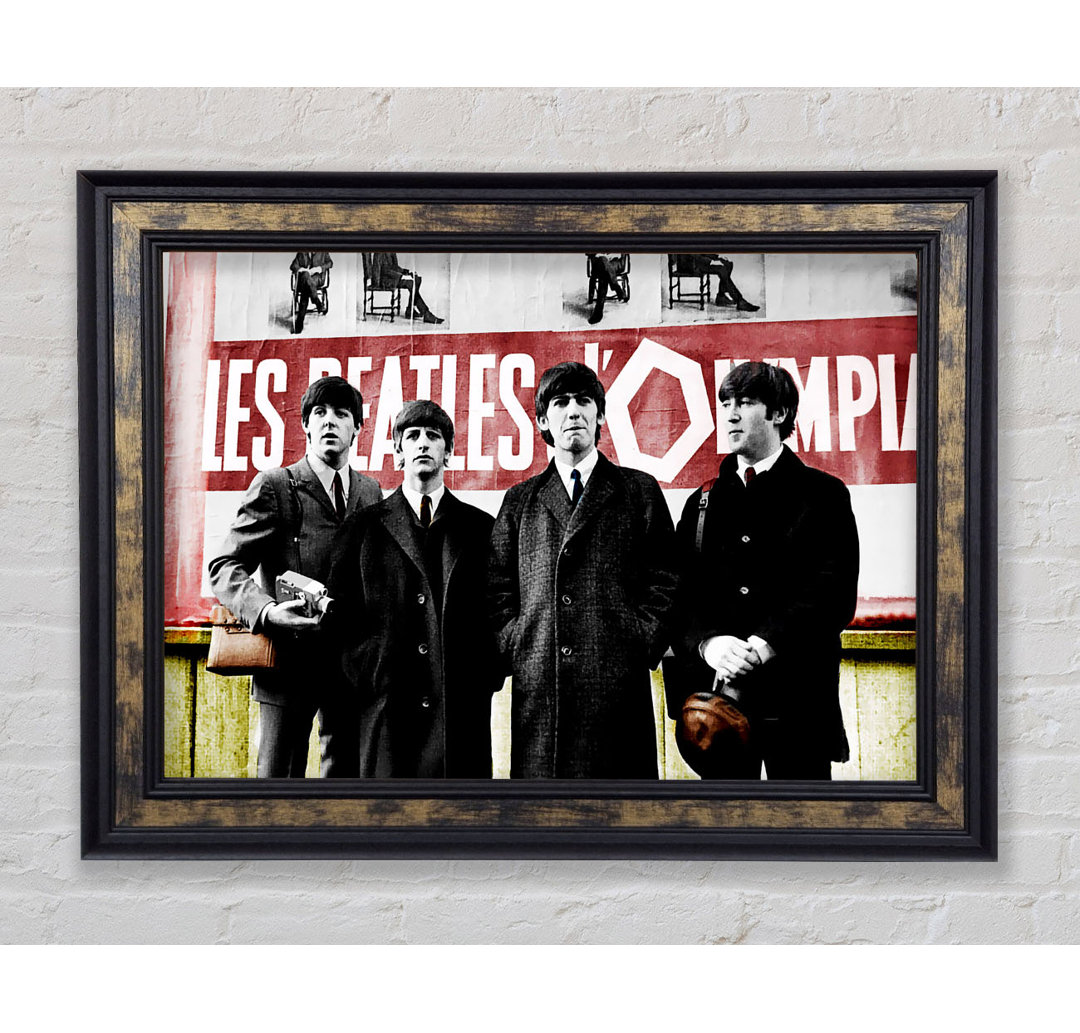 Die Beatles in Liverpool - Bilderrahmen Kunstdrucke