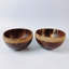 Ensemble de 2 bols en noix de coco naturelle et coco durable - CSB006B