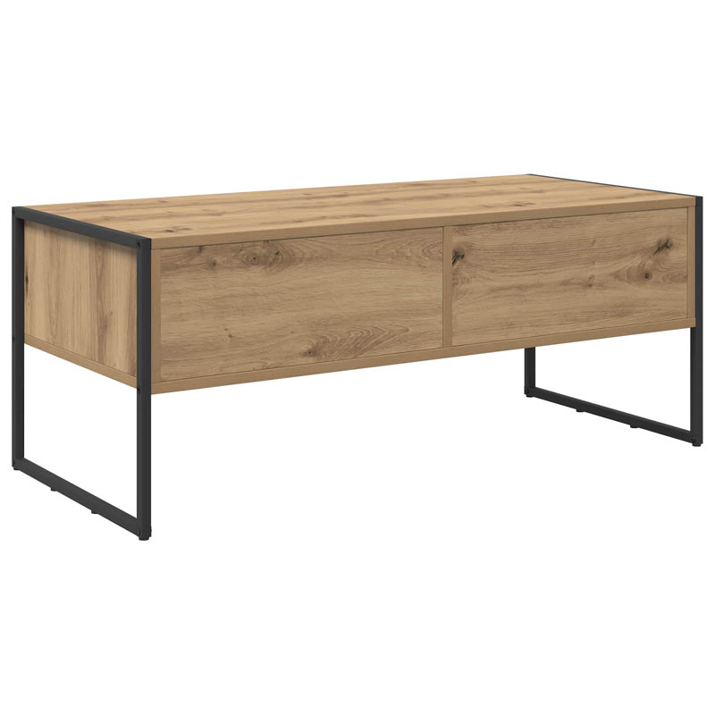 Coffee Table with Storage, Artisan Oak
