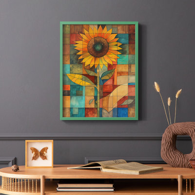 Série FLORAL CDXCI - reproduction encadrée de qualité supérieure - prête à être accrochée - aucun clou requis