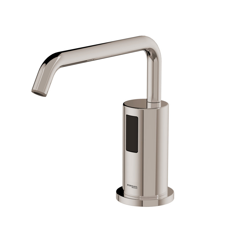Distributeur de savon liquide automatique commercial Milan, Nickel brossé