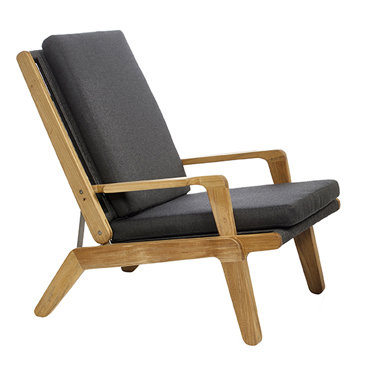 Skagen Outdoor Teak Lounge Chair, 1.6"
