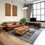 4 Pieces Fir Living Room Table Set