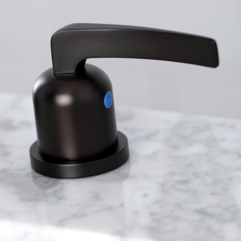 Centurion Widespread Bathroom Faucet with Drain Assembly, Oil Rubbed Bronze