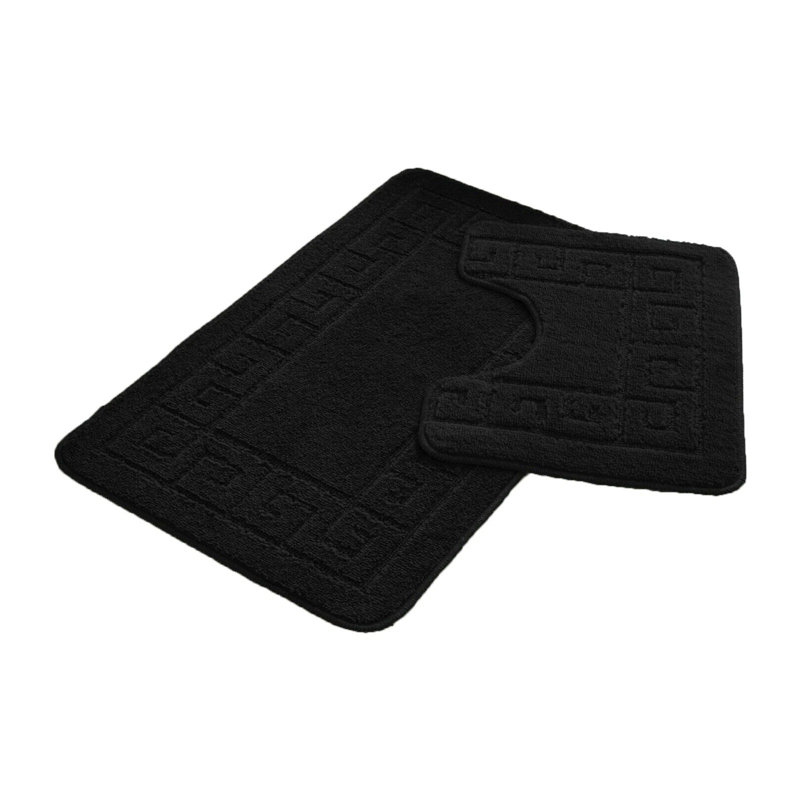 Memory Foam Non-Slip Contour Mat, Black
