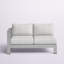 Causeuse d'extérieur en aluminium Shore Sunbrella-2095654384
