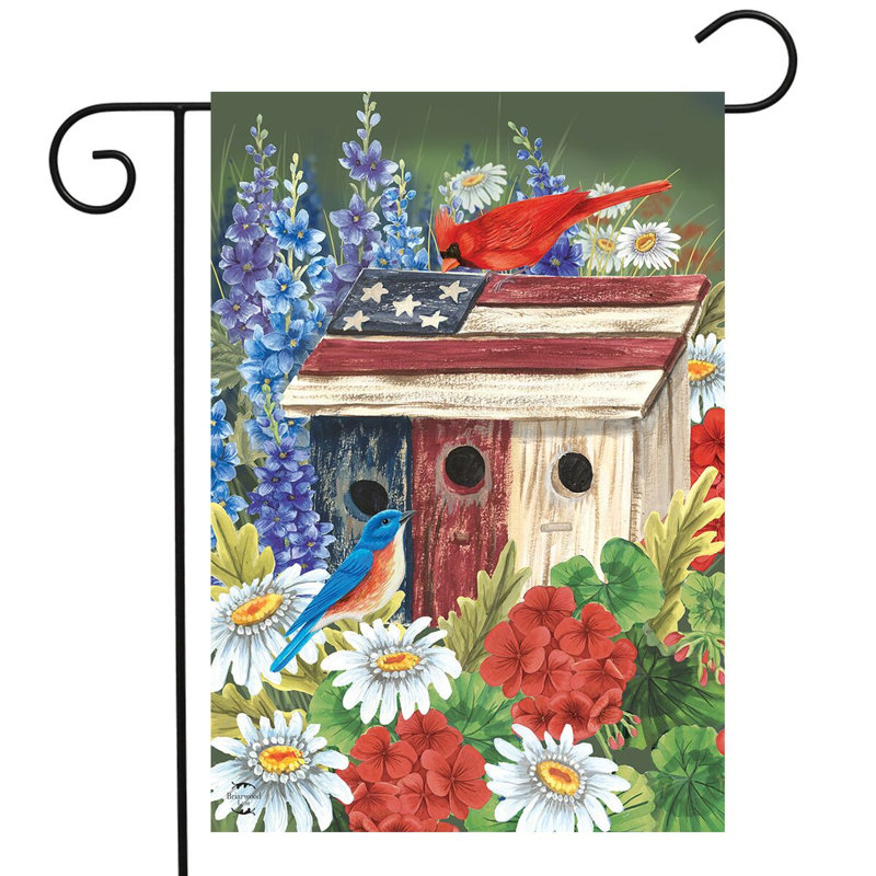Drapeau de jardin patriotique