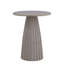 Aluminum Side Table W/Chisel Texture Base-107272256-107272257