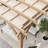 10'X 10' Cedar Wood Pergola With Solid Structure, Retractable Shade Canopy, Durable, Rot Resistant-106309670-106309668