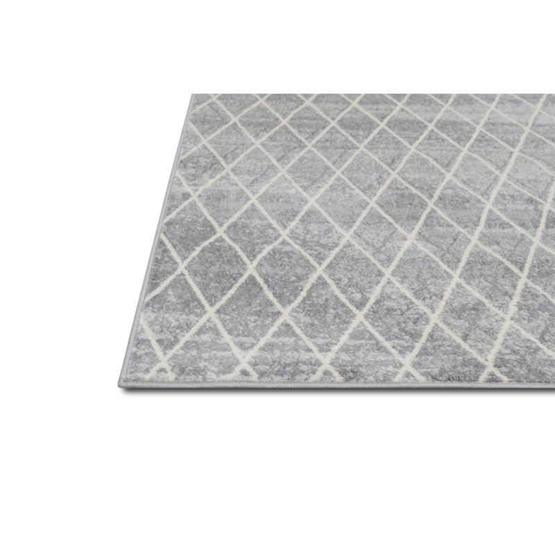 Geometric Indoor Rug, Rectangle 5' x 7'