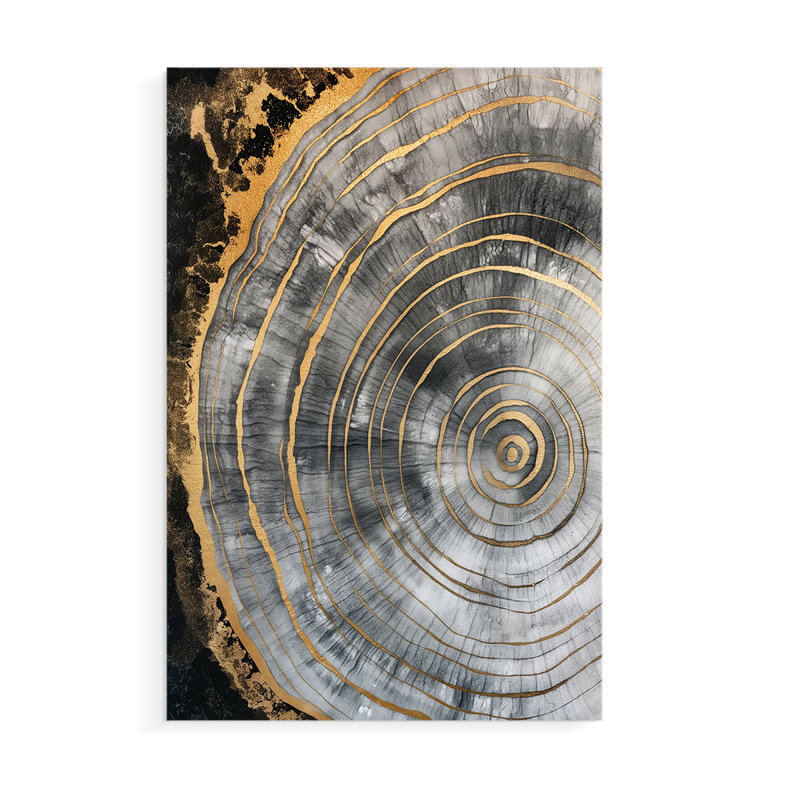 Série ABSTRACT CCXLVII - Impression sur toile seulement - NON CADRE, H 36 po x l 24 po