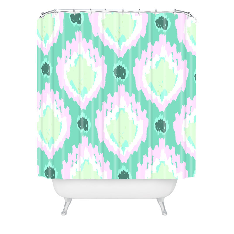 Rideau de douche simple allyson johnson bohémien ikat