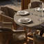 Aderinola Rope Weave 6 Seat Round Dining Set- 150cm Dia